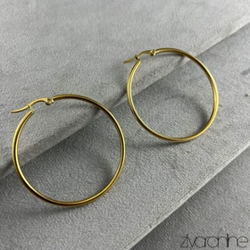 گوشواره زنانه حلقه‌ای متوسط 20357