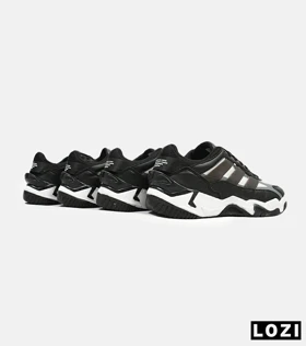 کفش کتانی مردانه مشکی سفید ADIDAS niteball 2.0