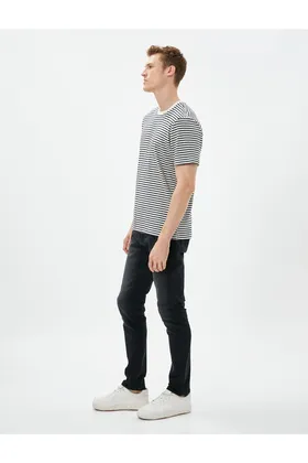 شلوار جین Skinny Fit - Michael Jean 3SAM40402ND