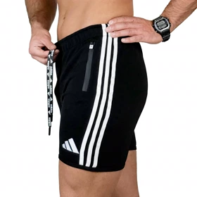 شلوارک طرح ADIDAS کوتاه مشکی