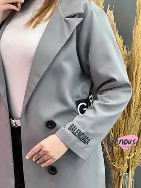 مانتو کتی کمرکش BALENCIAGA