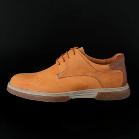 کفش روزمره مردانه چرم یلسان مدل هوراد کد 517-HRSG