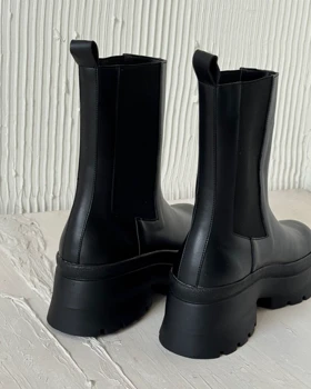 نیم بوت بغل کش – مشکی  کد 1200139