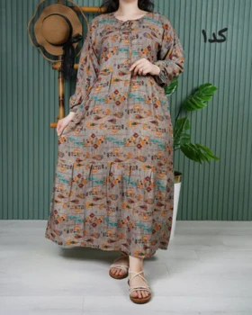 پیراهن ساحلی گوزل O7465