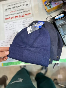 کلاه بافت وارداتی (سرمه ای)