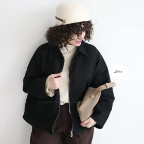 کت پشمی مدل براونی