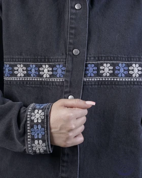 مانتو جین ZARA