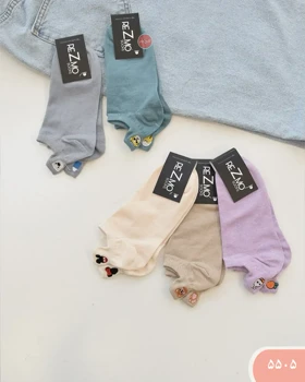 جوراب سه پاشنه گلدوزی 5505