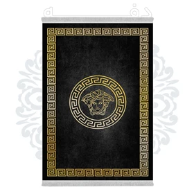 فرشینه از جنس پارچه هازان مخمل ترک طرح سنتی و مدرن برند دفه کد DHU17