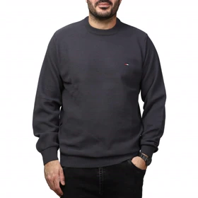 پلیور بافت فندقی مردانه مدل 659856