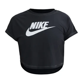 کراپ آستین کوتاه ورزشی زنانه نایک مدل VHD-3C337 طوسی تیره