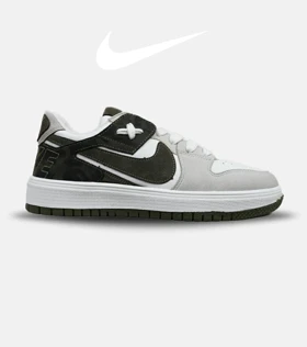 کفش مردانه و زنانه سفید طوسی یشمی NIKE AIR JORDAN