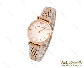 ساعت مچی امپریو آرمانی زنانه رزگلد نقره ای Armani-3680-L