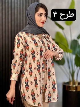 مانتو لینن تینا کد 1832