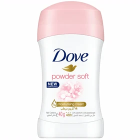 استیک ضد تعریق زنانه داو Dove مدل Powder Soft با محافظت 48 ساعته 40g