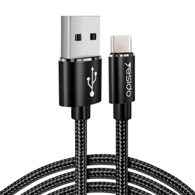 کابل تبدیل USB به type-C یسیدو مدل CA-54 طول 30 سانتی متر