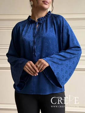 شومیز یقه چین‌دار