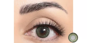 لنز رنگی سالانه فستیوال Festival Morning Q (Green 2T (سبز دورمشکی))