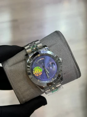 ساعت رولکس دیت جاست صفحه بنفش