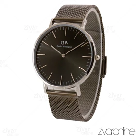 ساعت دنیل ولینگتون مردانه بندحصیری نوک مدادی 104812