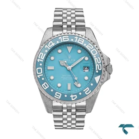 ساعت مردانه رولکس جی ام تی مستر 2 صفحه تیفانی بند جوبیلی Rolex-6620-G
