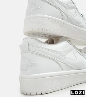 کفش کتانی مردانه سفید نایک NIKE jordan 1