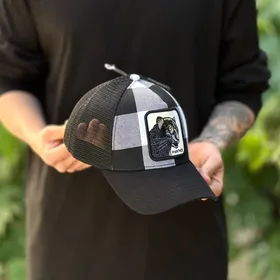 کلاه گورین panther چهارخانه