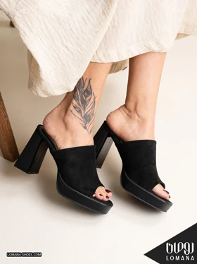 صندل پاشنه وارداتی آلدو اشبالت لومانا - کد 2791