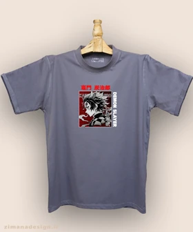 تیشرت مردانه و زنانه طرح شیطان کش شخصیت تانجیرو کد 937