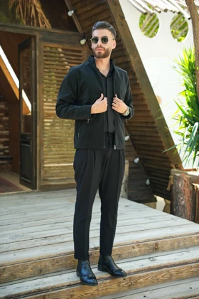 کاپشن چرم صنعتی مدل 2534