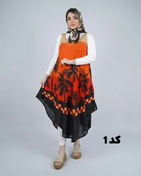 سارافون وارداتی طرح نخل 7318