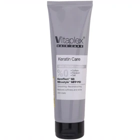 کرم مو ویتاپلکس مدل KC فاقد سولفات مناسب موی کراتین شده 150ml بدون آبکشی