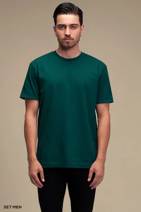 تیشرت مردانه یقه گرد آستین کوتاه