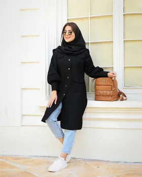 مانتو دانشجویی مدل سوین کد 2071