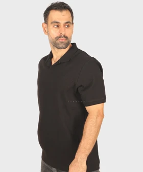 تیشرت یقه شکاری مردانه 1756