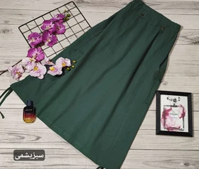 دامن لینن زنانه کد 50193