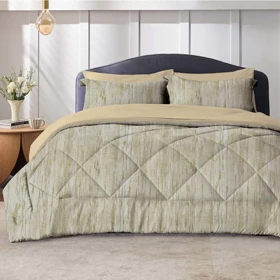 سرویس روتختی مخمل شانل سیلور (کرم)