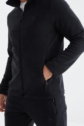 کت و شلوار ورزشی مردانه یقه ای پایه یقه آبی ناوی - 85193 T11ER-85193