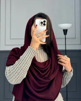 شال بافت ترند پاییزه 3973