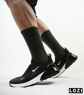 کفش کتانی بزرگ پا مشکی سفید نایک NIKE AIR 270