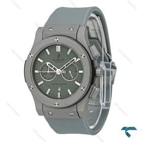 ساعت هابلوت مردانه سه موتوره سیلور طوسی Hublot-7886-G