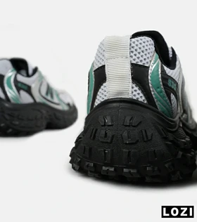 کفش کتانی مردانه و زنانه سفید سبز مشکی NEW BALANCE 530 V02 مدل 7100