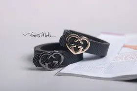کمربند GUCCI مشکی طرحدار