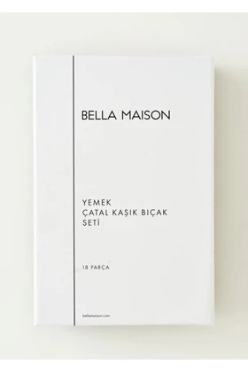 ست قاشق چنگال و کارد 6 نفره Bella Maison مدل Toscana - نقرهای