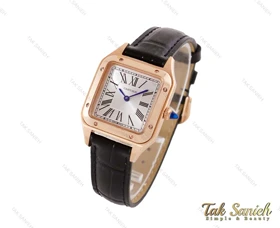 ساعت کارتیر سانتوس دومونت زنانه رزگلد Cartier-3664-L