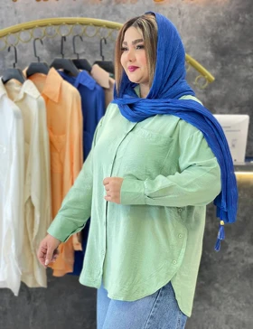 مانتو بغل دکمه ناز کد : 100270