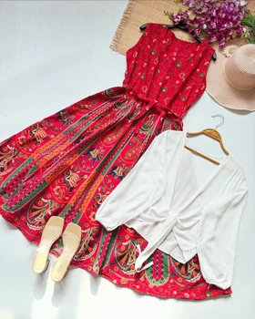 شومیز طرح‌دار کتان