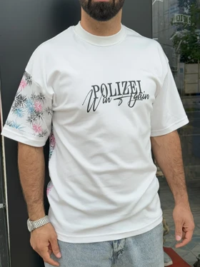 تیشرت پنبه چاپدار POLIZEI چاپدار 41