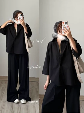 شومیز باکسی ساده