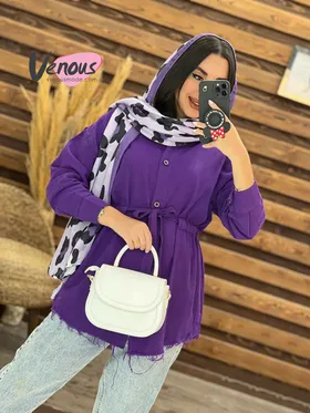 مانتو کمرگت پایین ریش